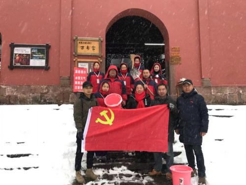 湖南普降大雪，旅游景区受影响